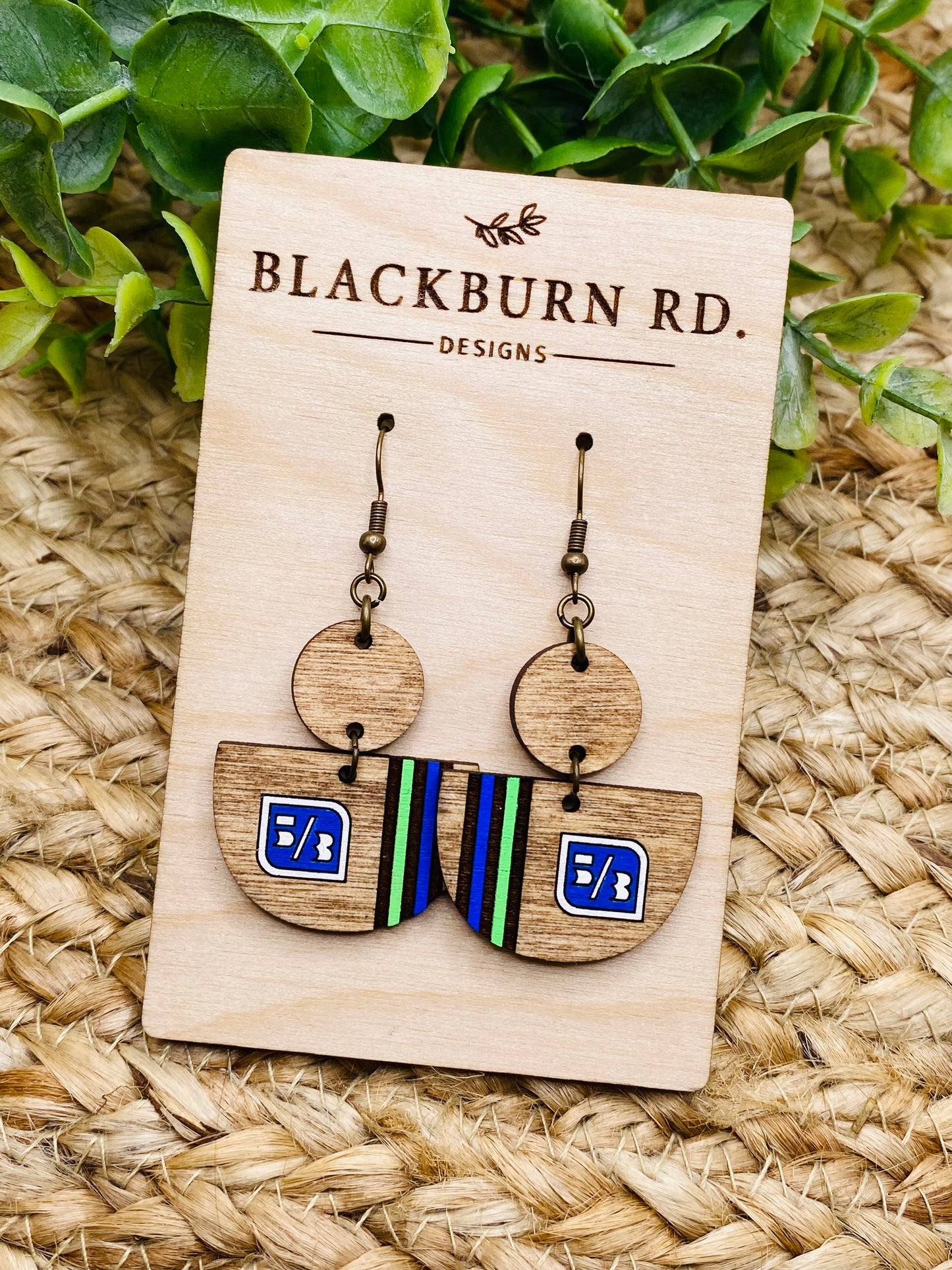 5/3 Oblong Dangle Earrings