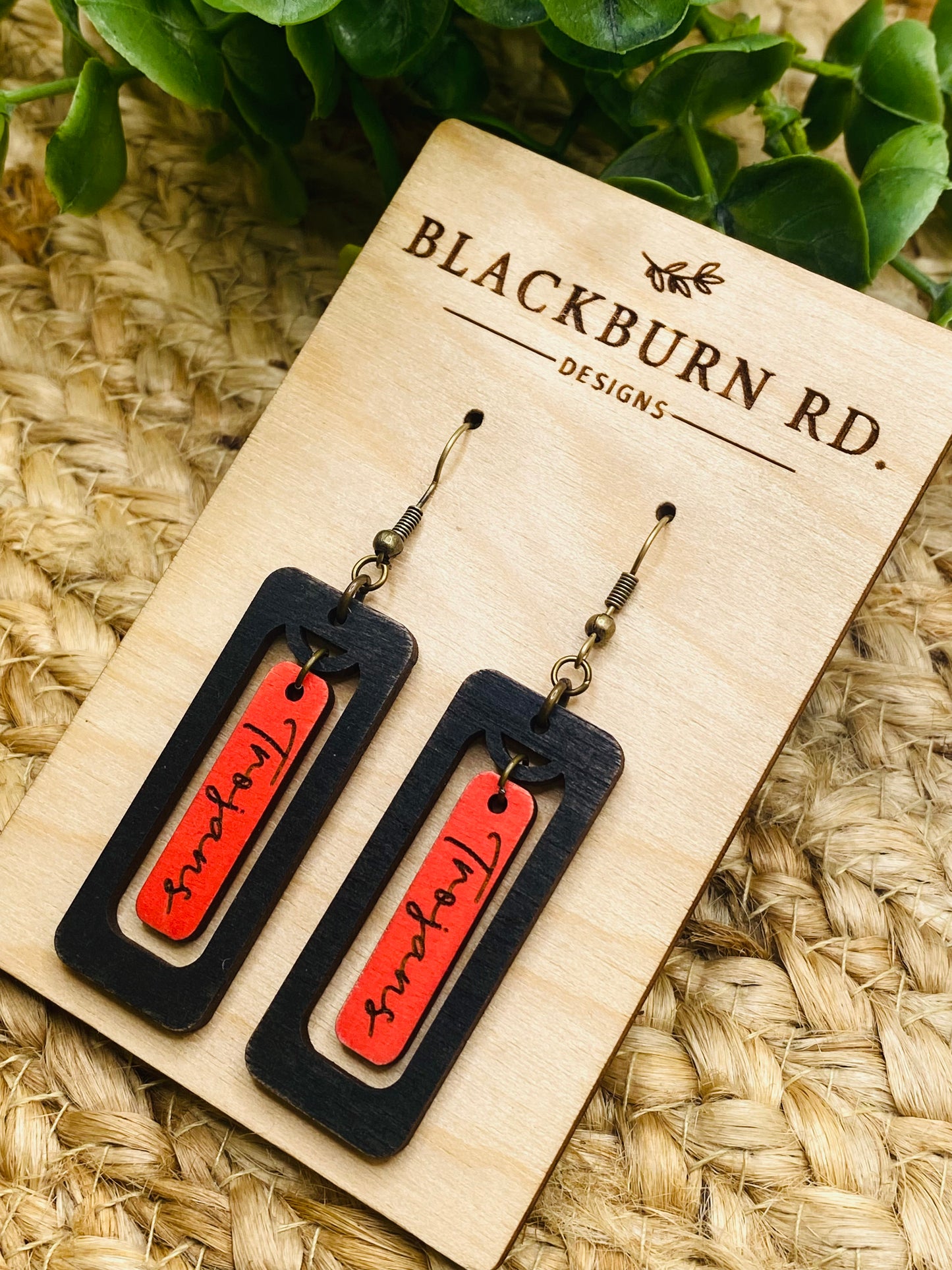 EC Colored Acrylic Bar Dangles