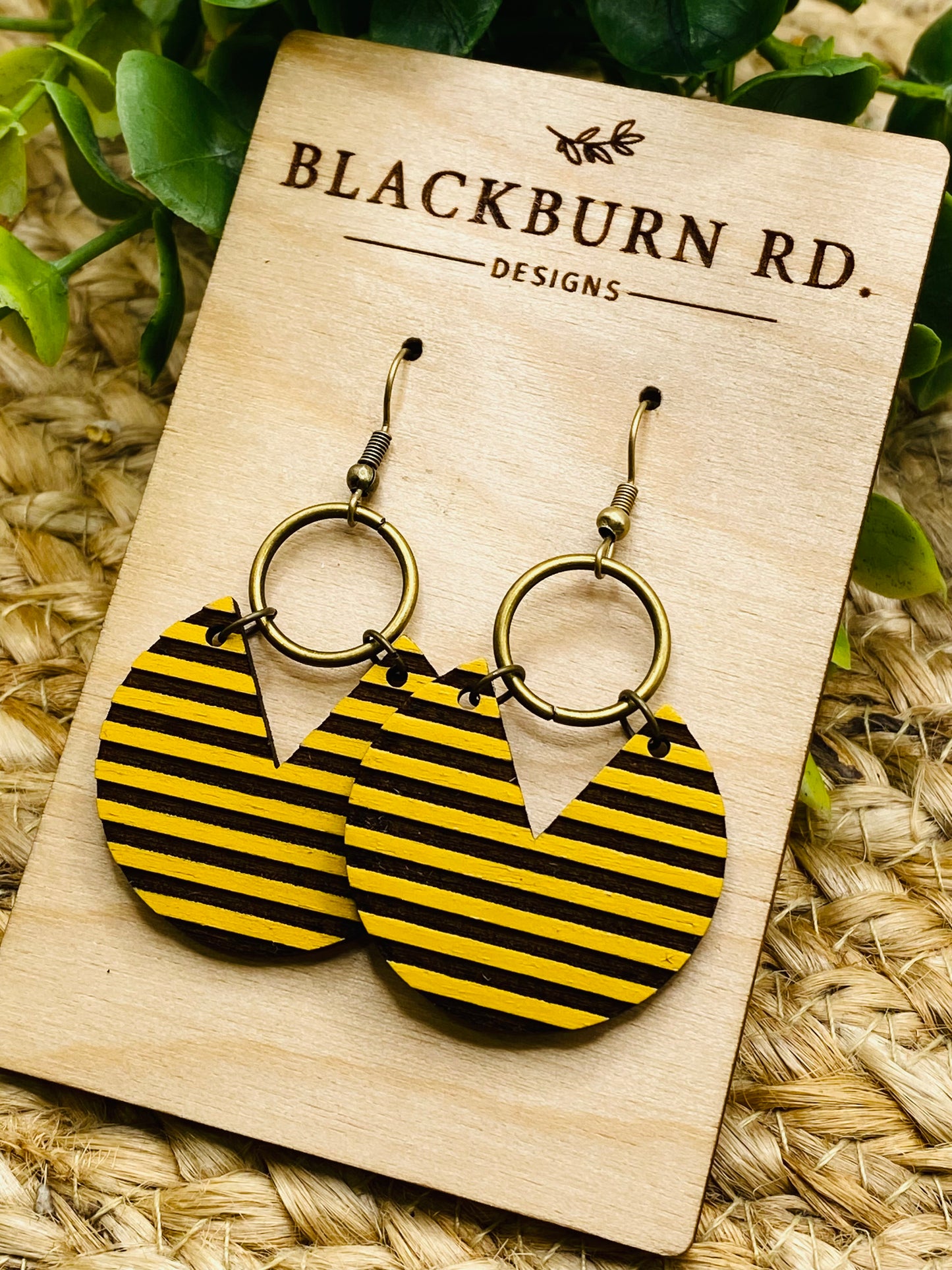 Striped Boho Dangles