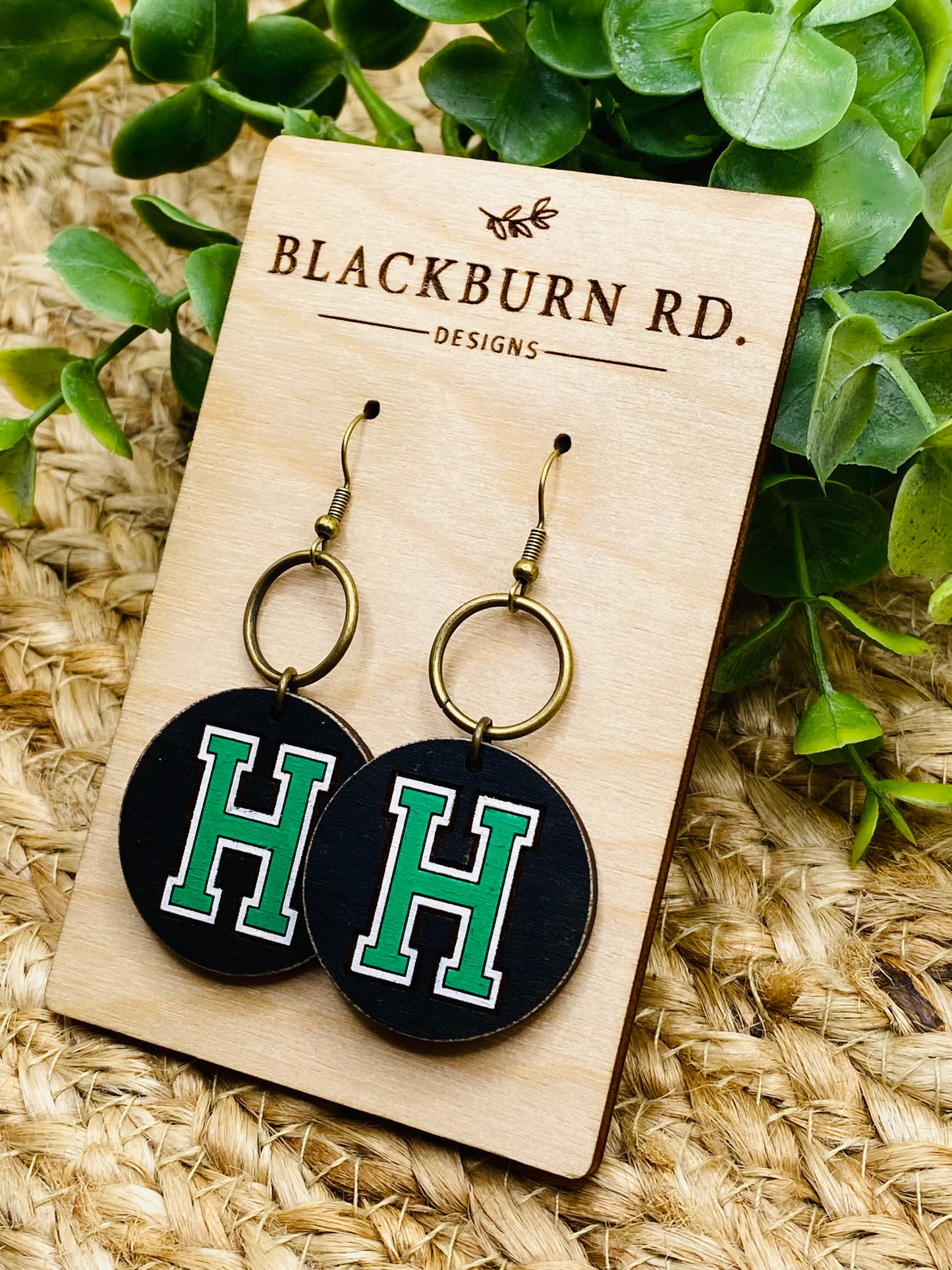 Harrison H Dangle Earrings