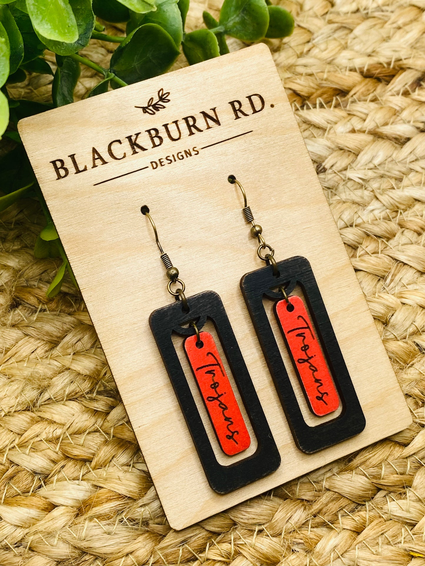 EC Colored Acrylic Bar Dangles
