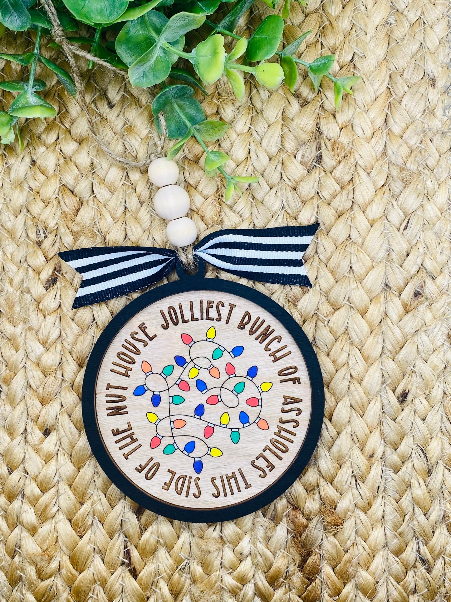 Jolliest Bunch Christmas Lights Ornament