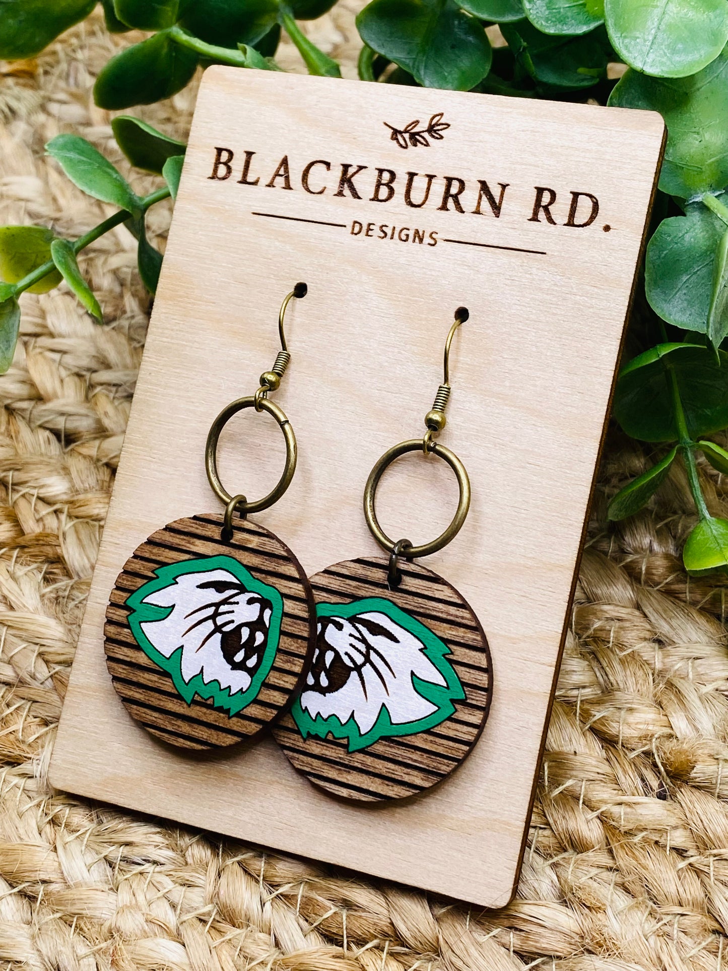 Striped Harrison Dangle Earrings