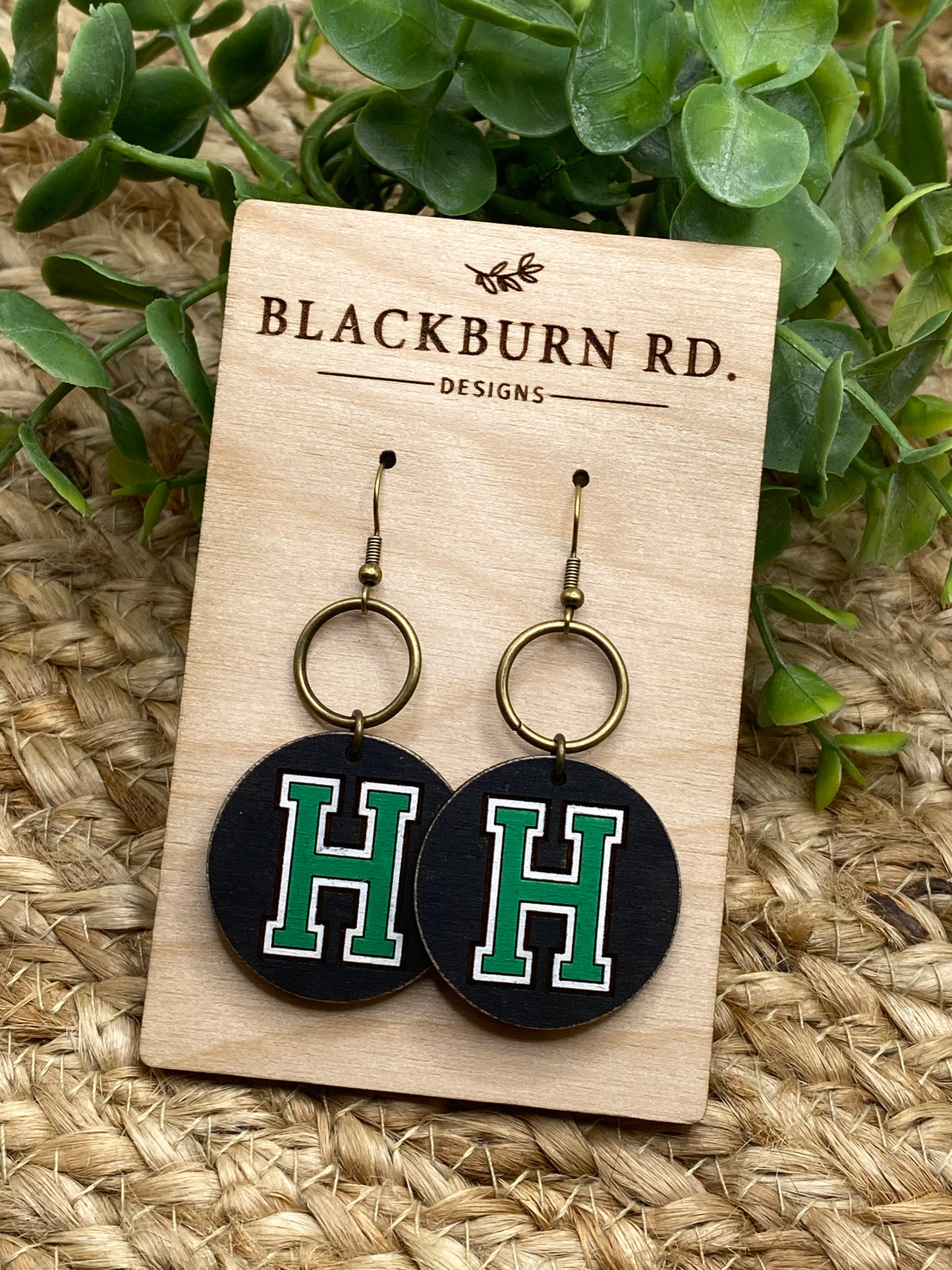 Harrison H Dangle Earrings