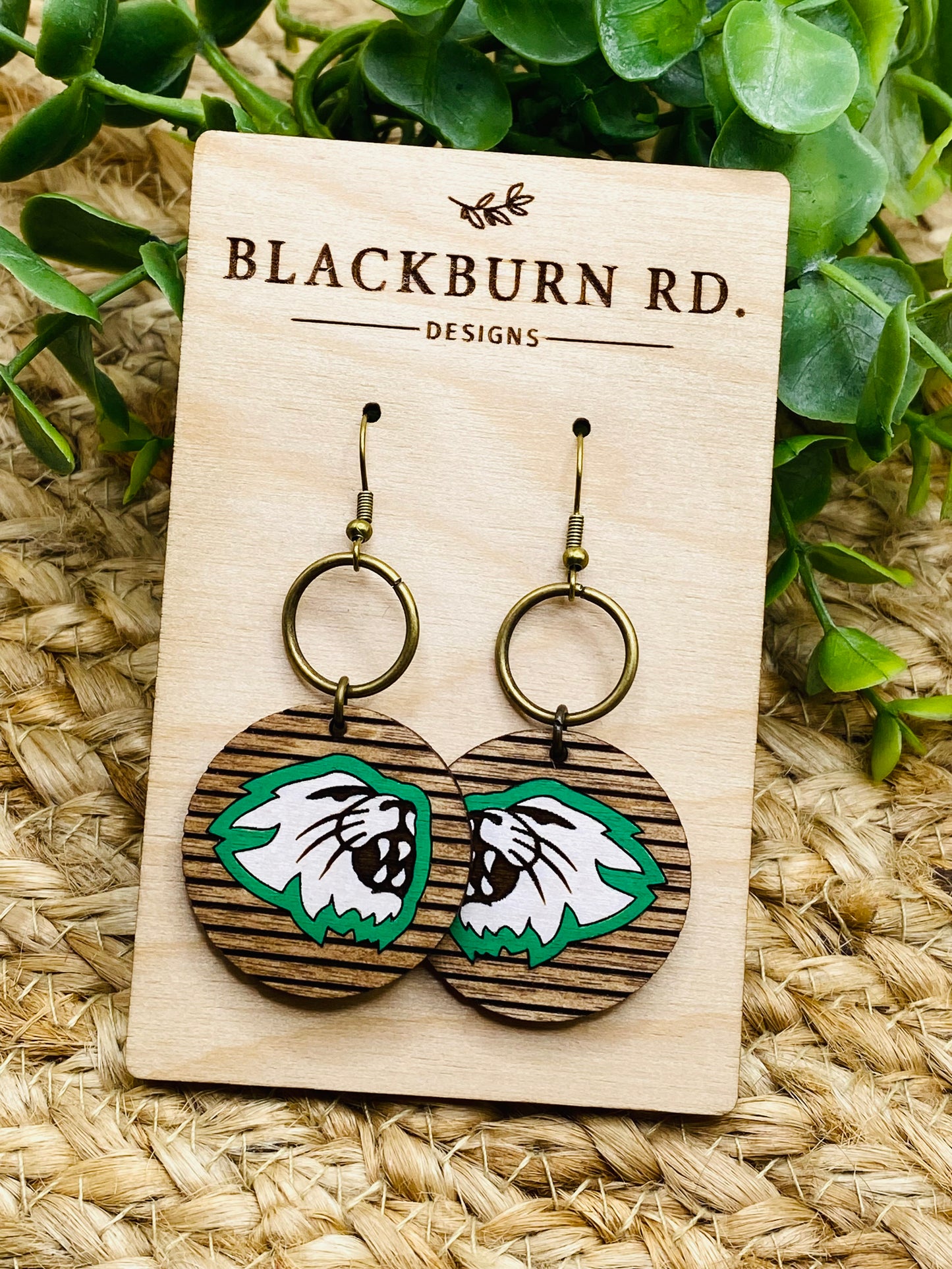 Striped Harrison Dangle Earrings