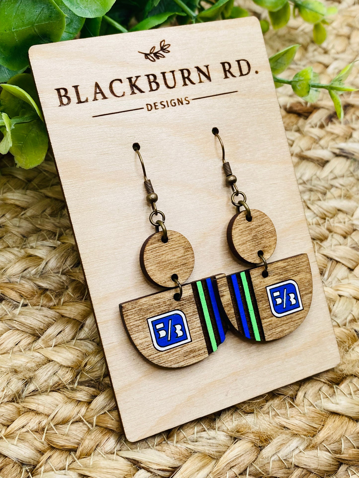 5/3 Oblong Dangle Earrings
