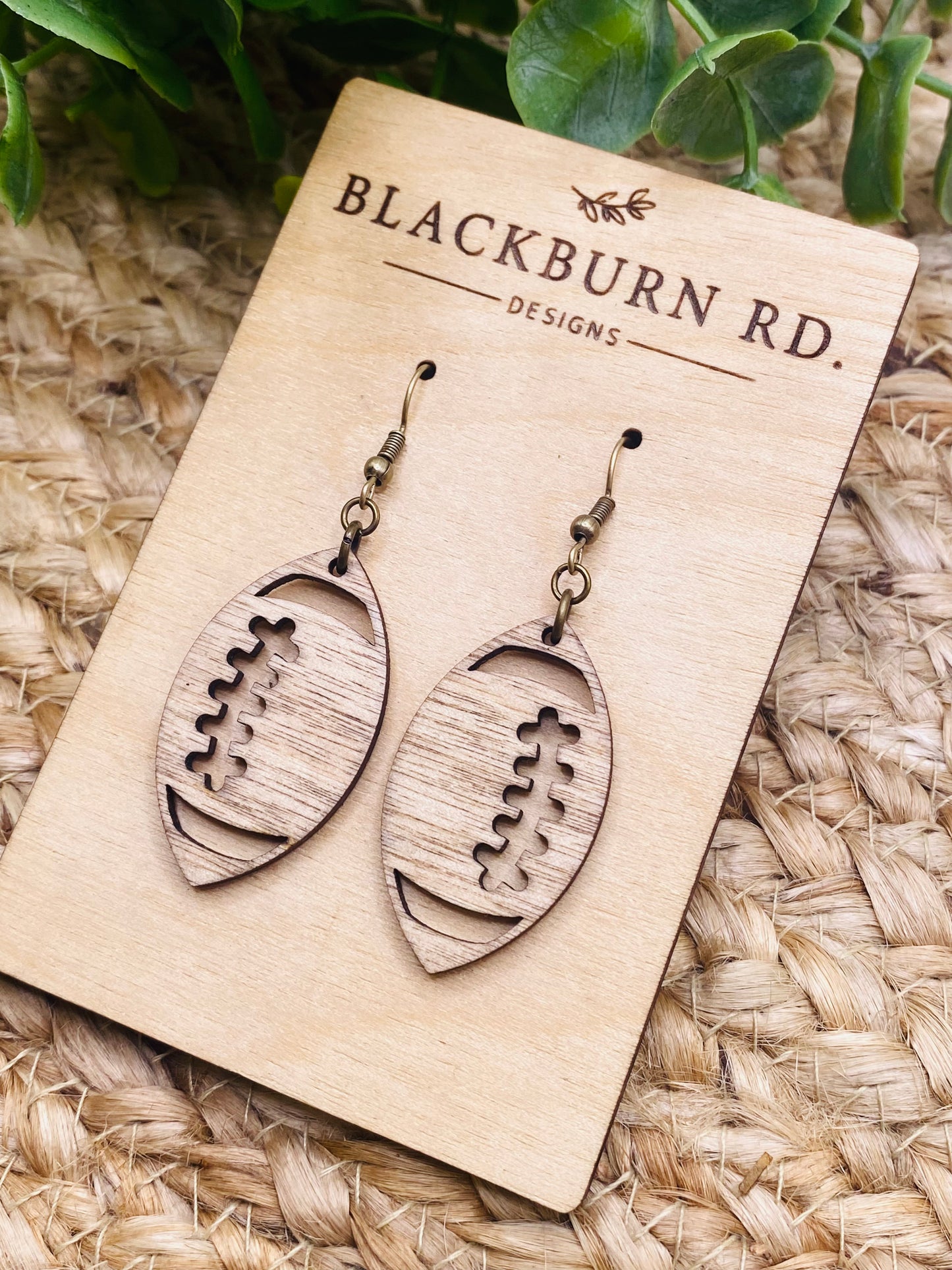 Painted/Open Football Dangles