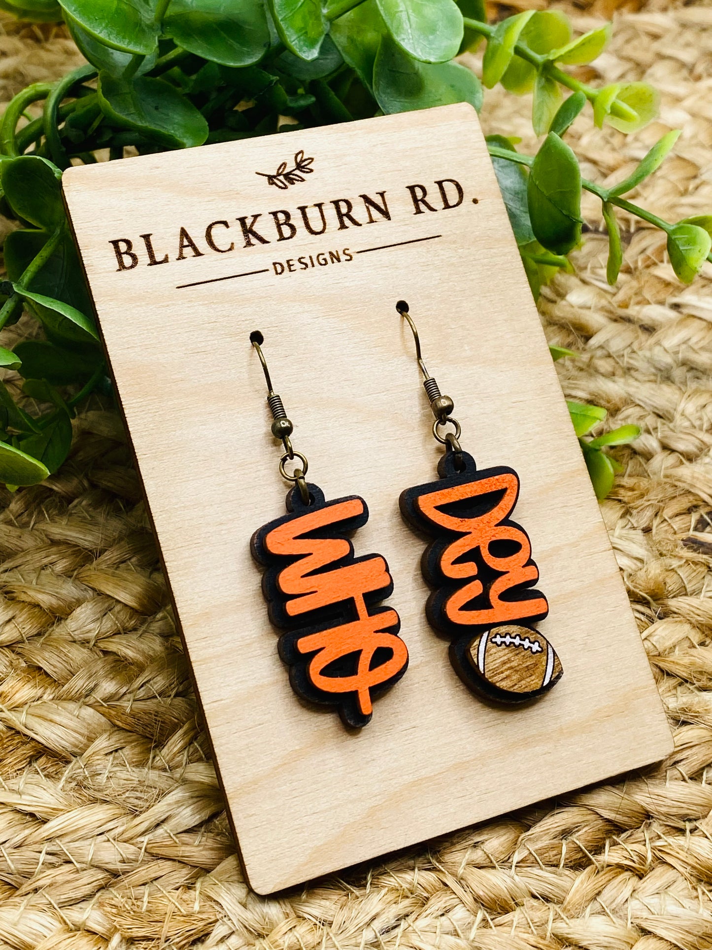 Petite Who-Dey Bar Dangles