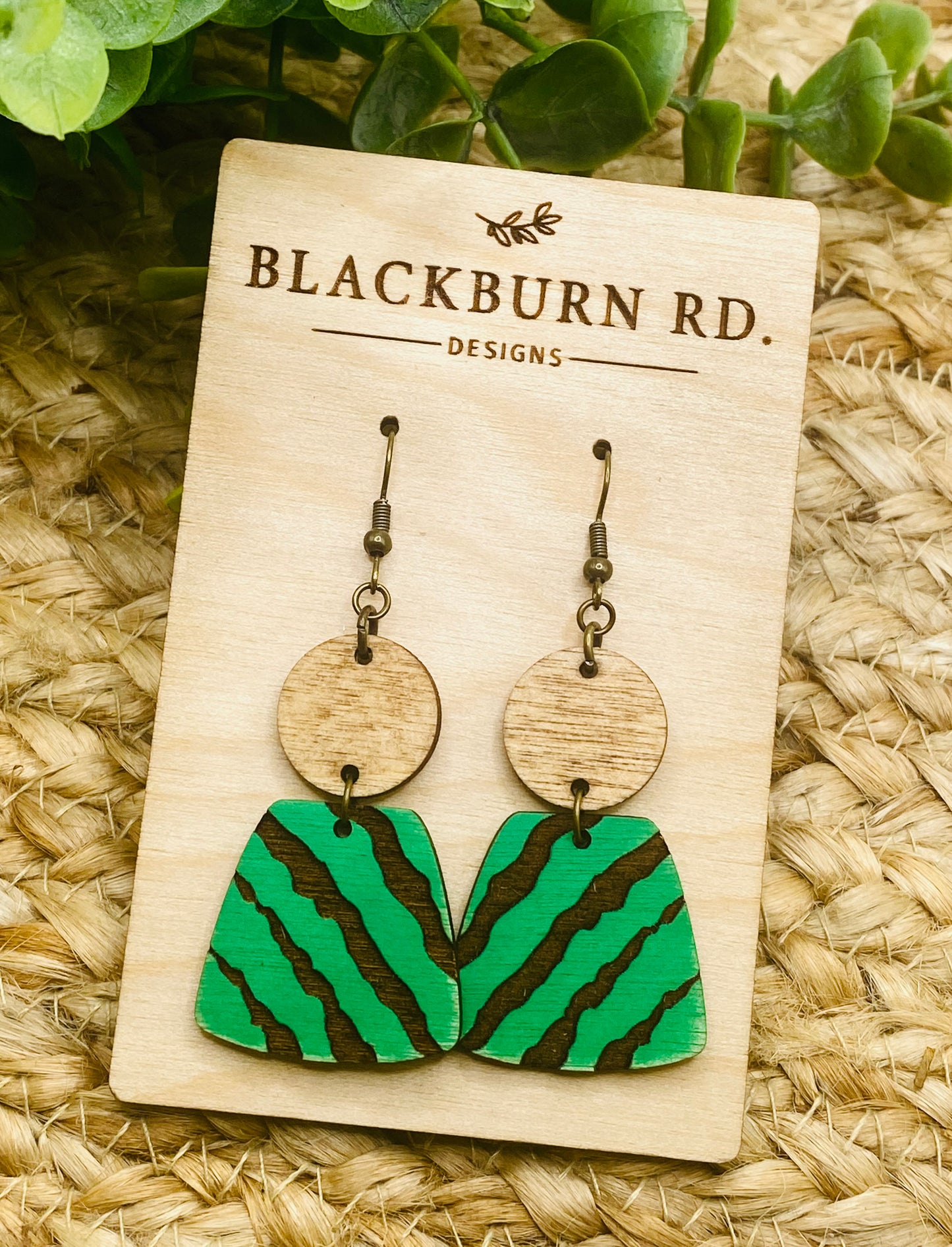 Wildcat Clawed Oblong Dangles