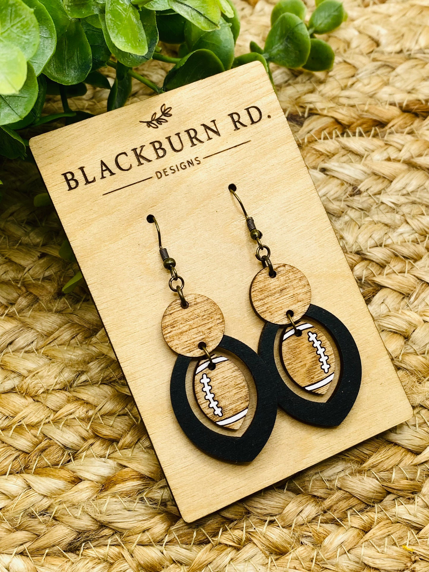 Boho Football Dangles