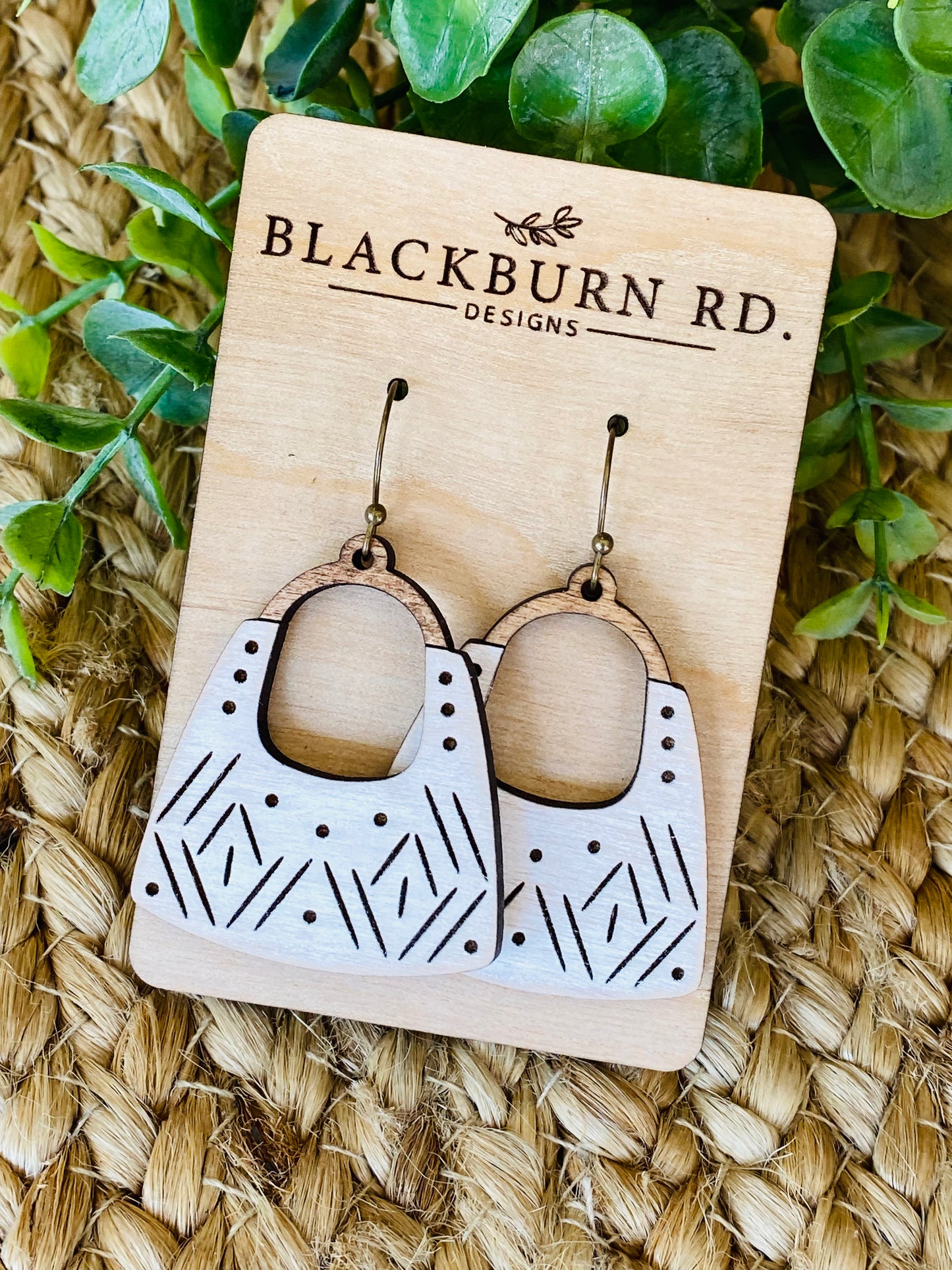 Boho Handbag Dangle Earrings