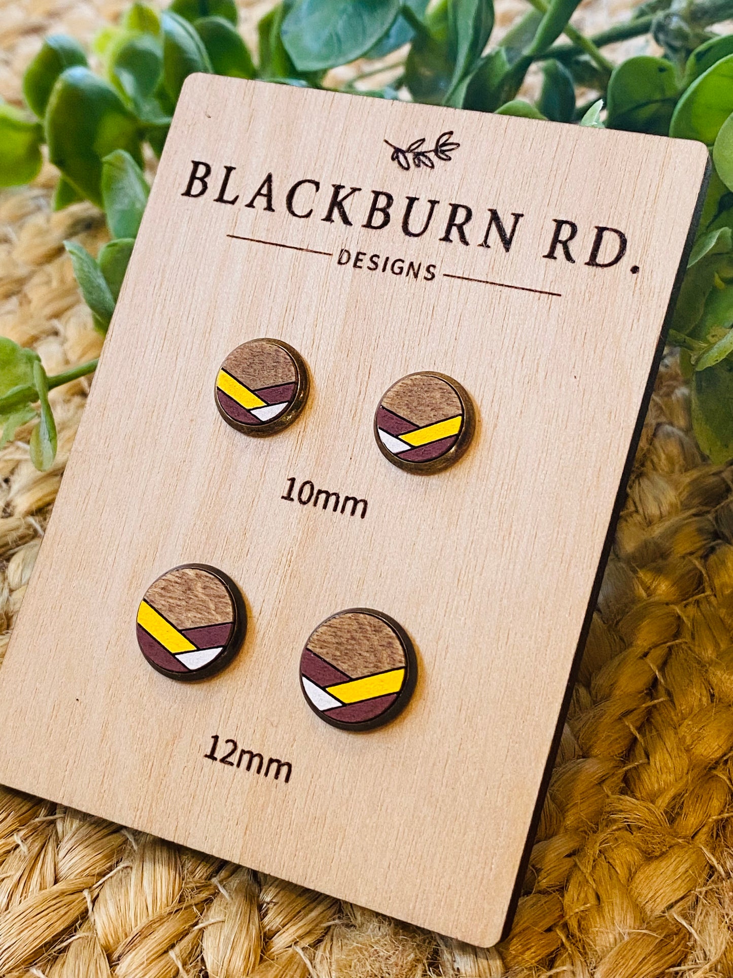 Barren County Chevron Stud Earrings