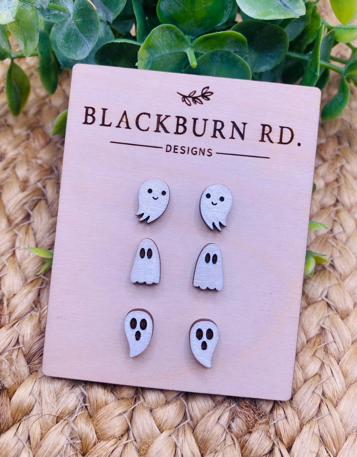 Ghost Stud Earrings 3 Pack