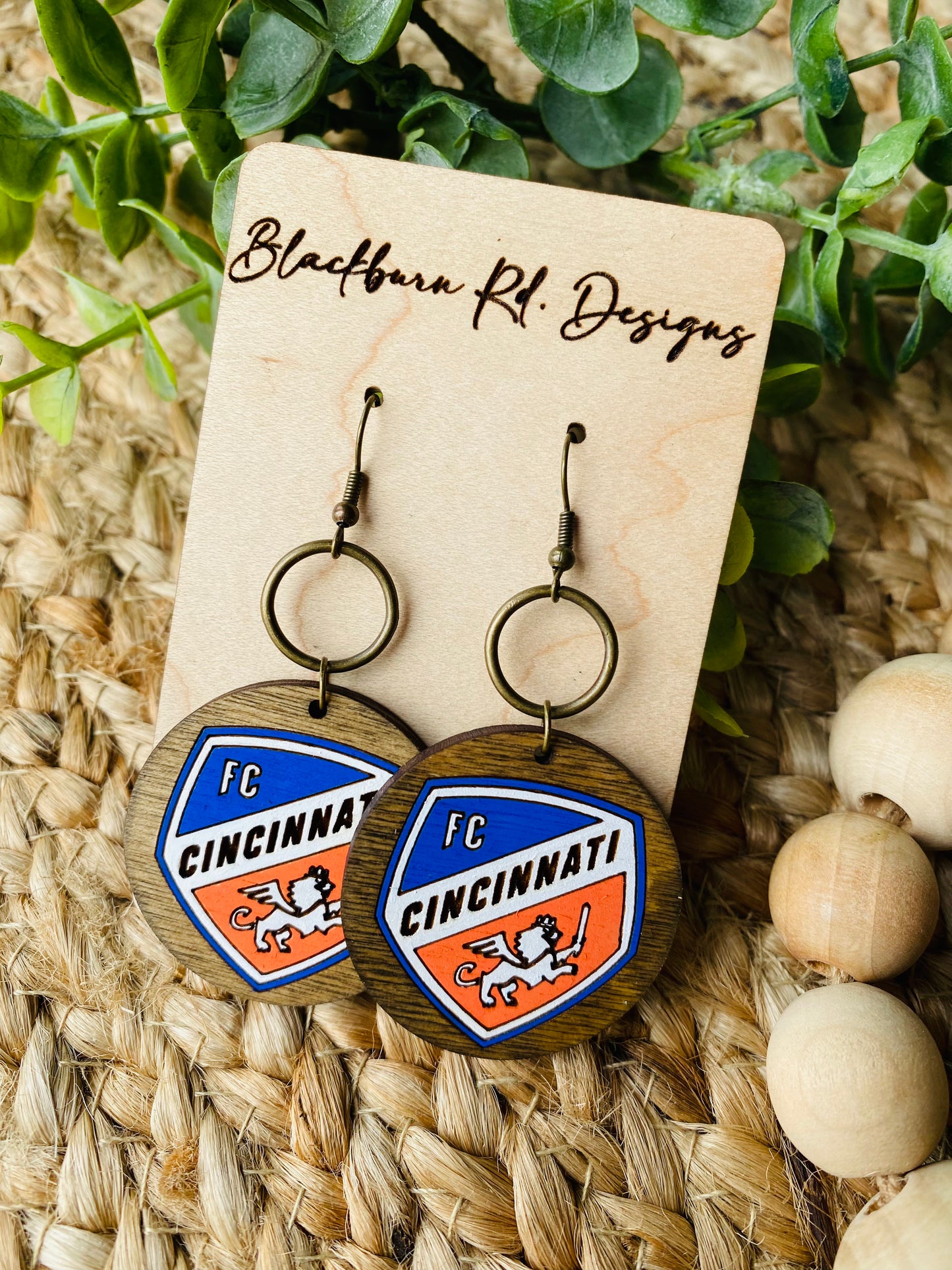 FC Cincinnati Round Dangles