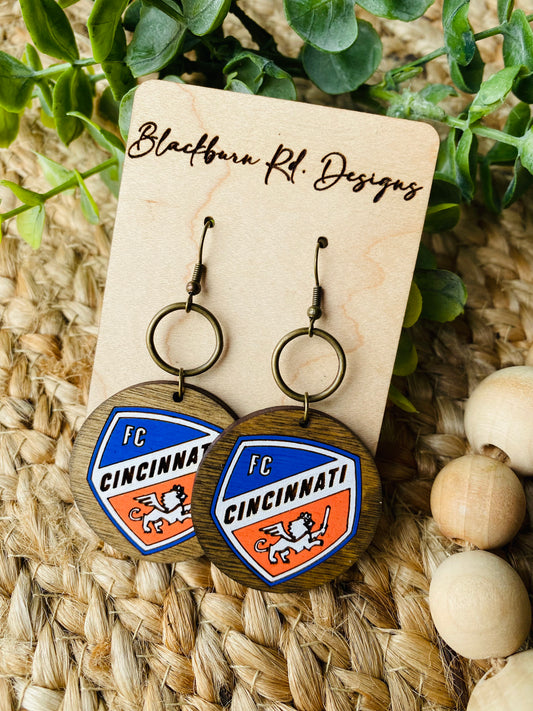 FC Cincinnati Round Dangles