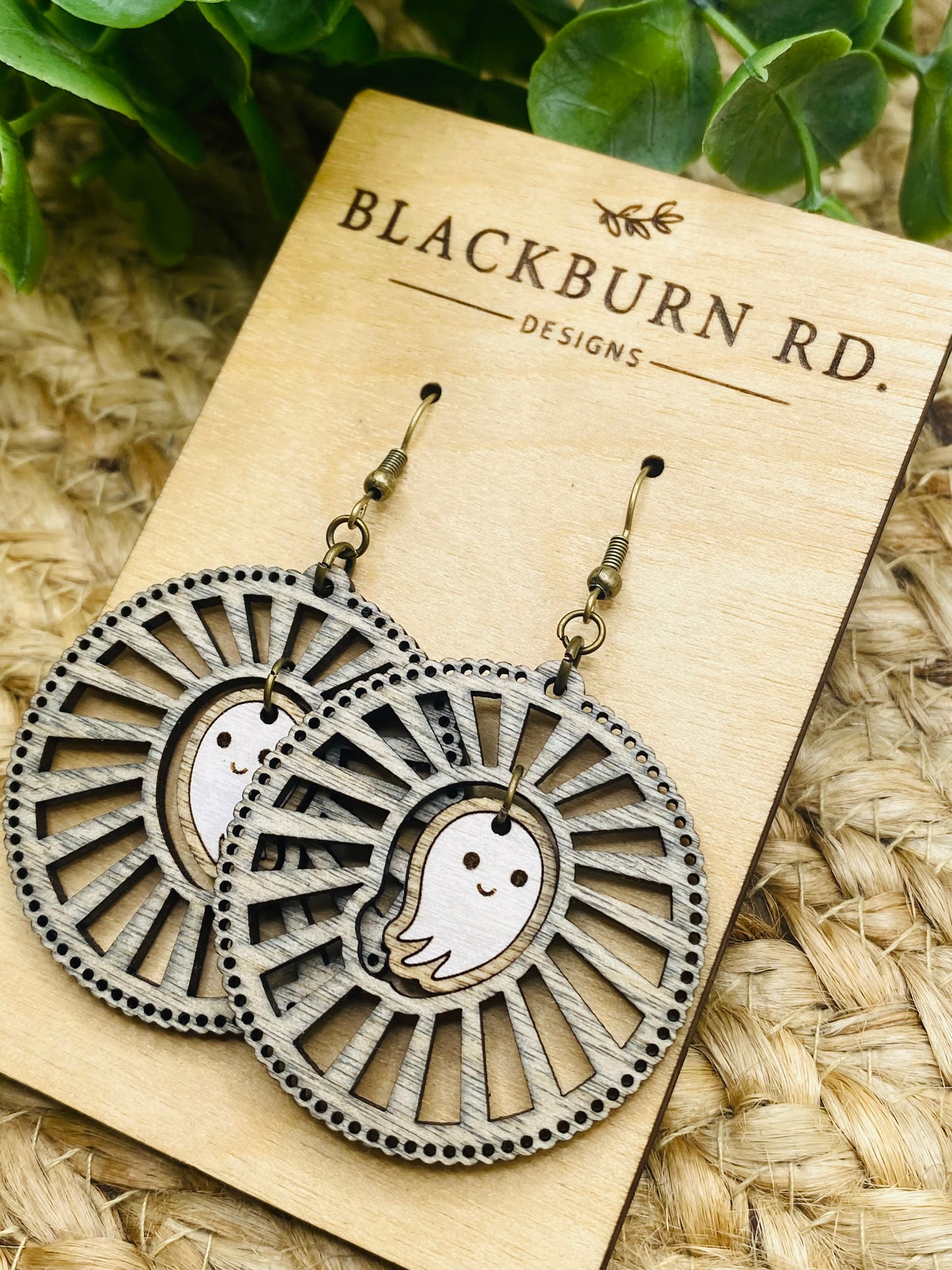 Intricate Ghost Sundial Dangles