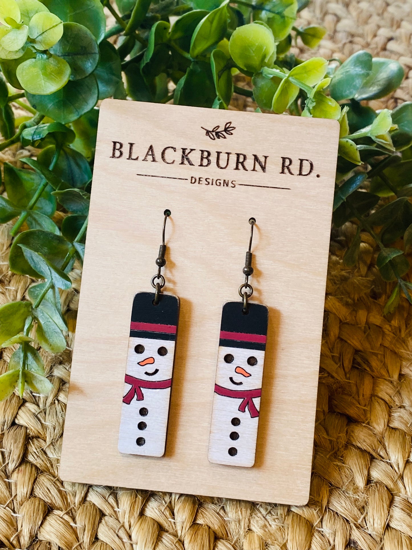 Holiday Bar Dangle Earrings