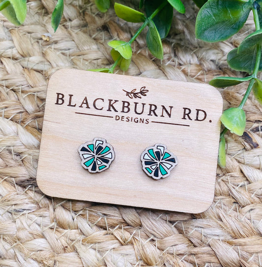 Harrison Pom Pom Stud Earrings