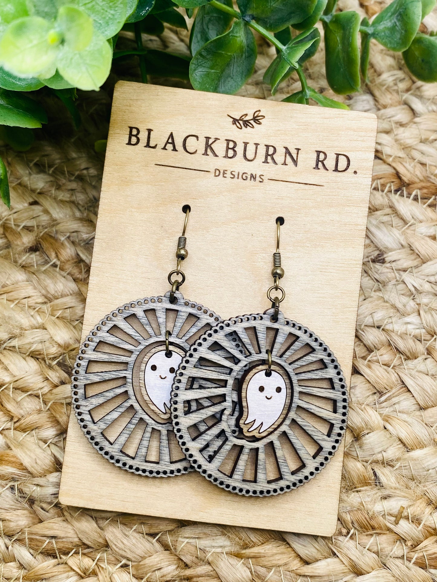 Intricate Ghost Sundial Dangles
