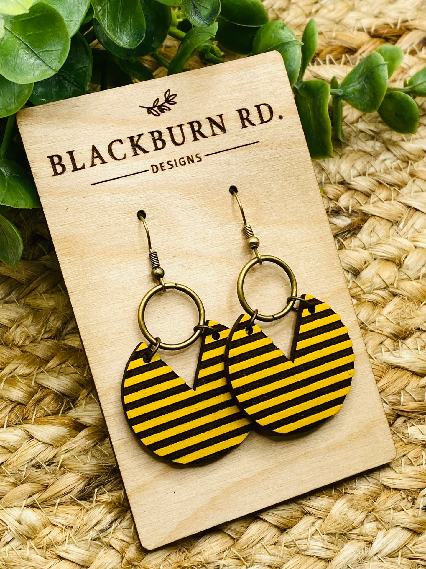 Striped Boho Dangles