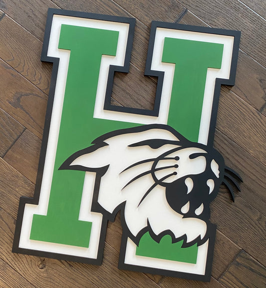 28” Harrison Logo Wall Art