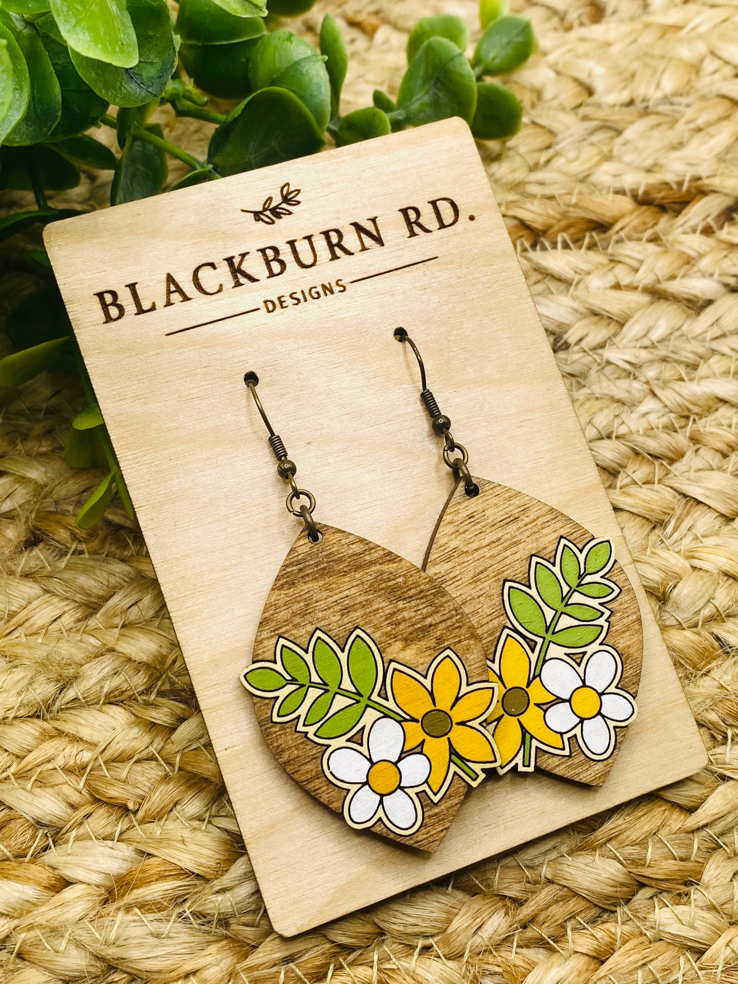 Fall Floral Petal Dangles