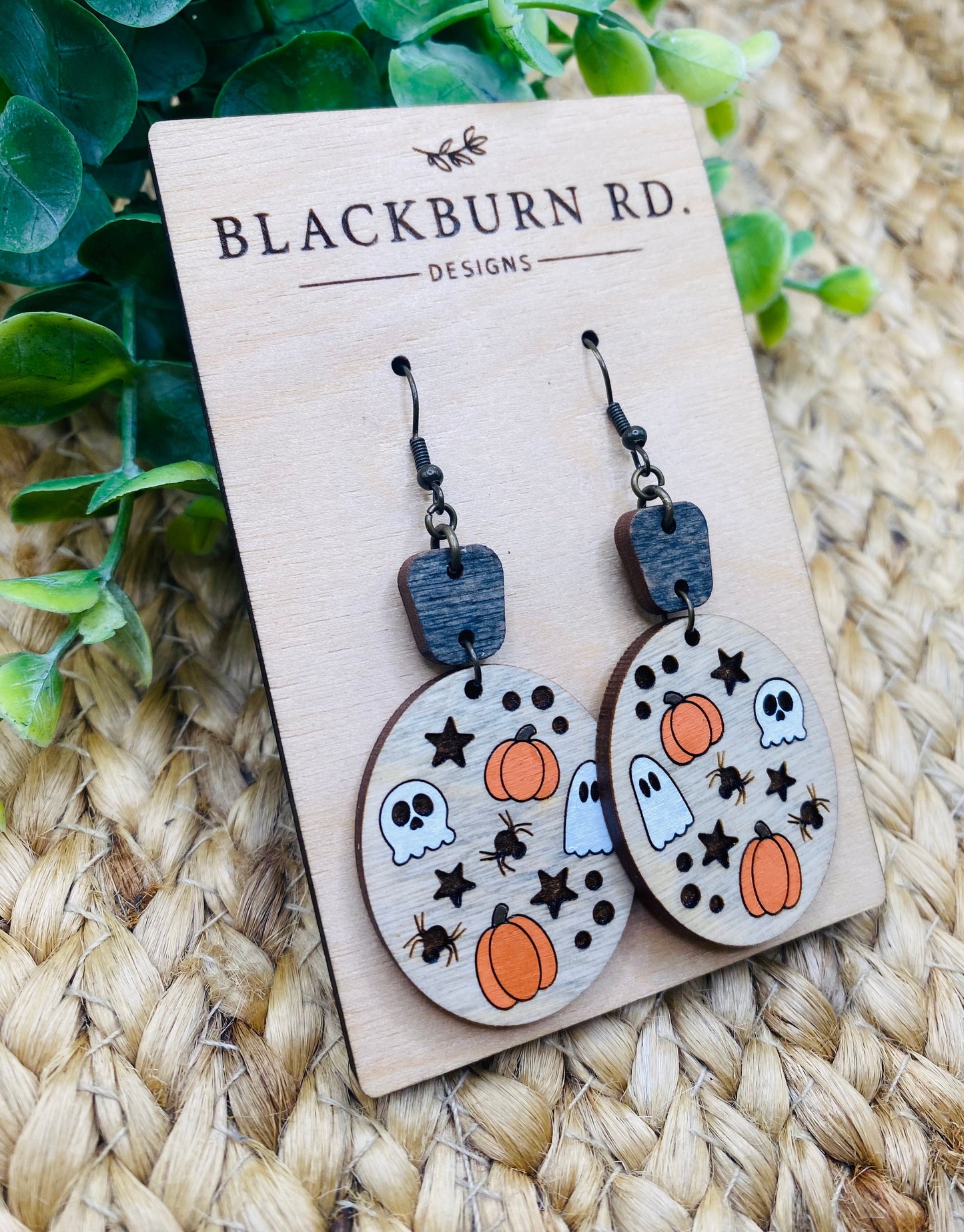 Halloween Oval Dangles