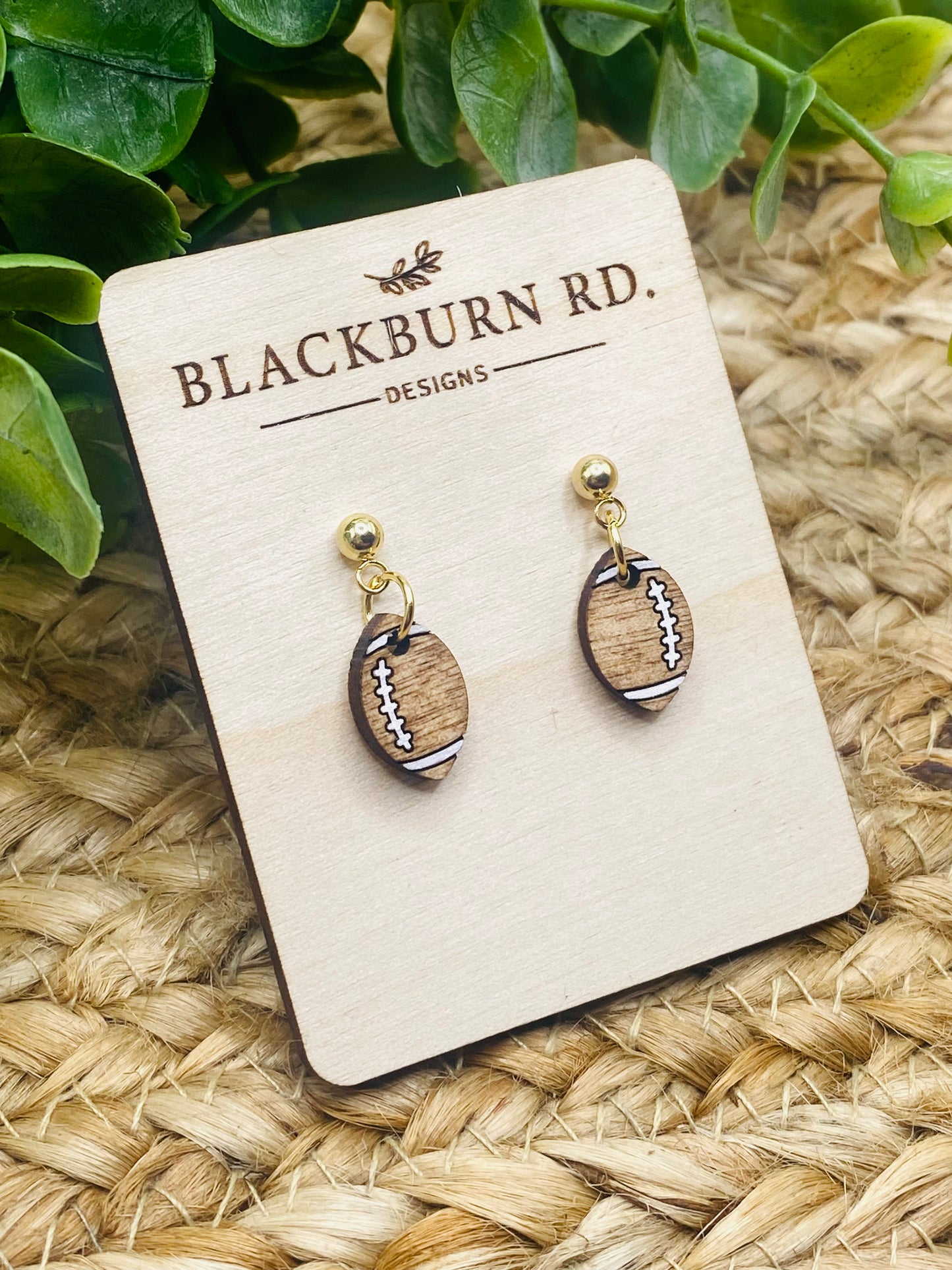 Petite Football Charm Dangles
