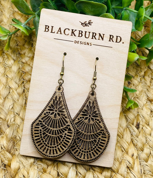 Laced Intricate Round Bottom Dangles