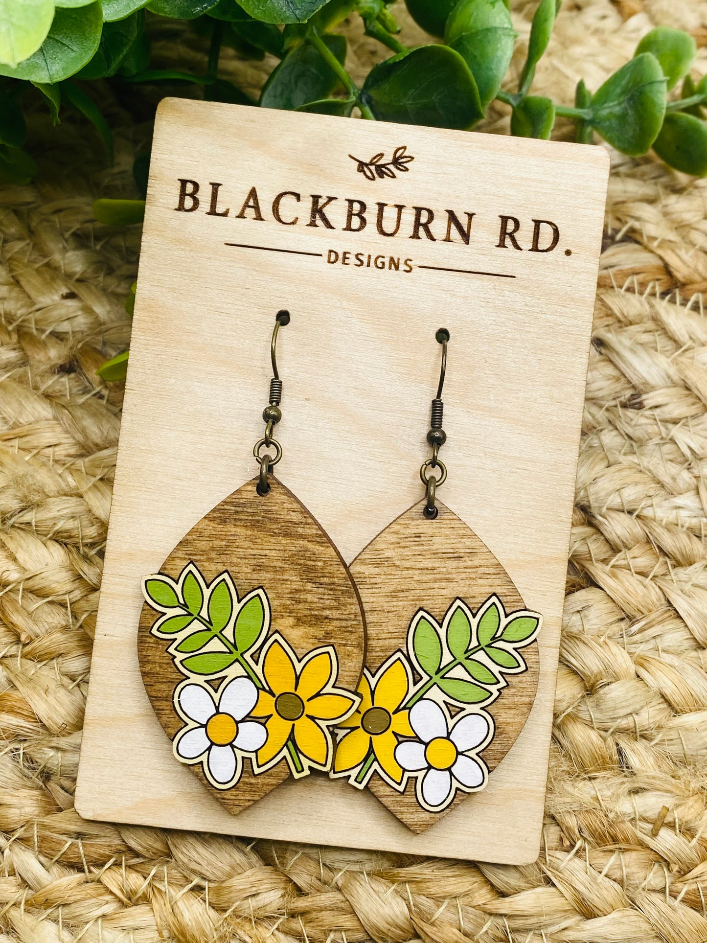 Fall Floral Petal Dangles