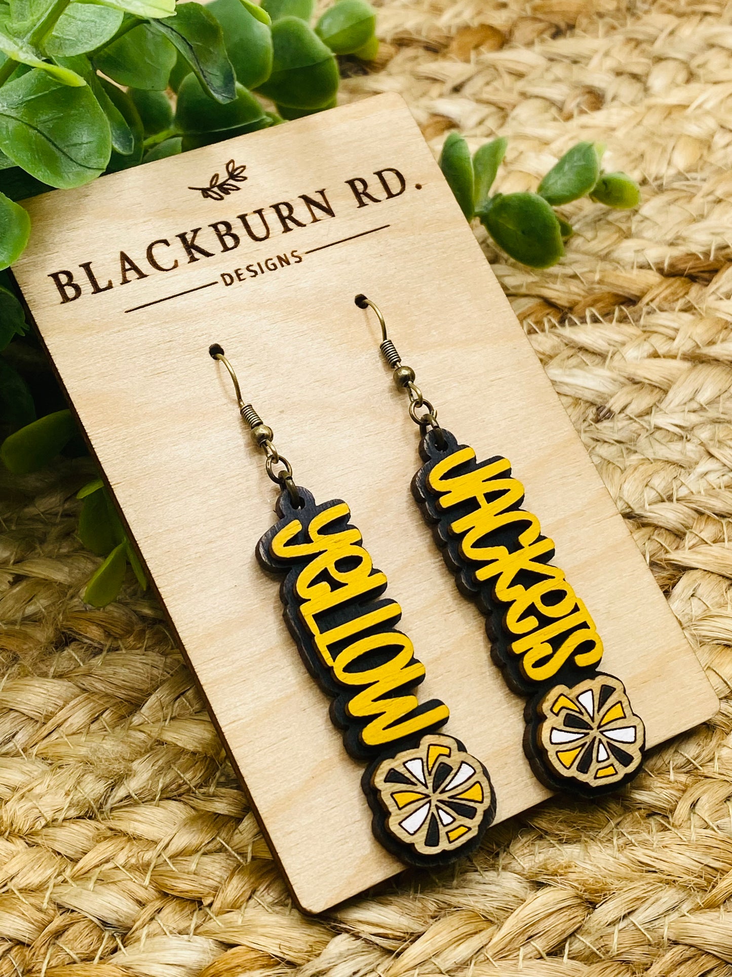 Yellowjackets Sport Bar Dangles (choose sport)