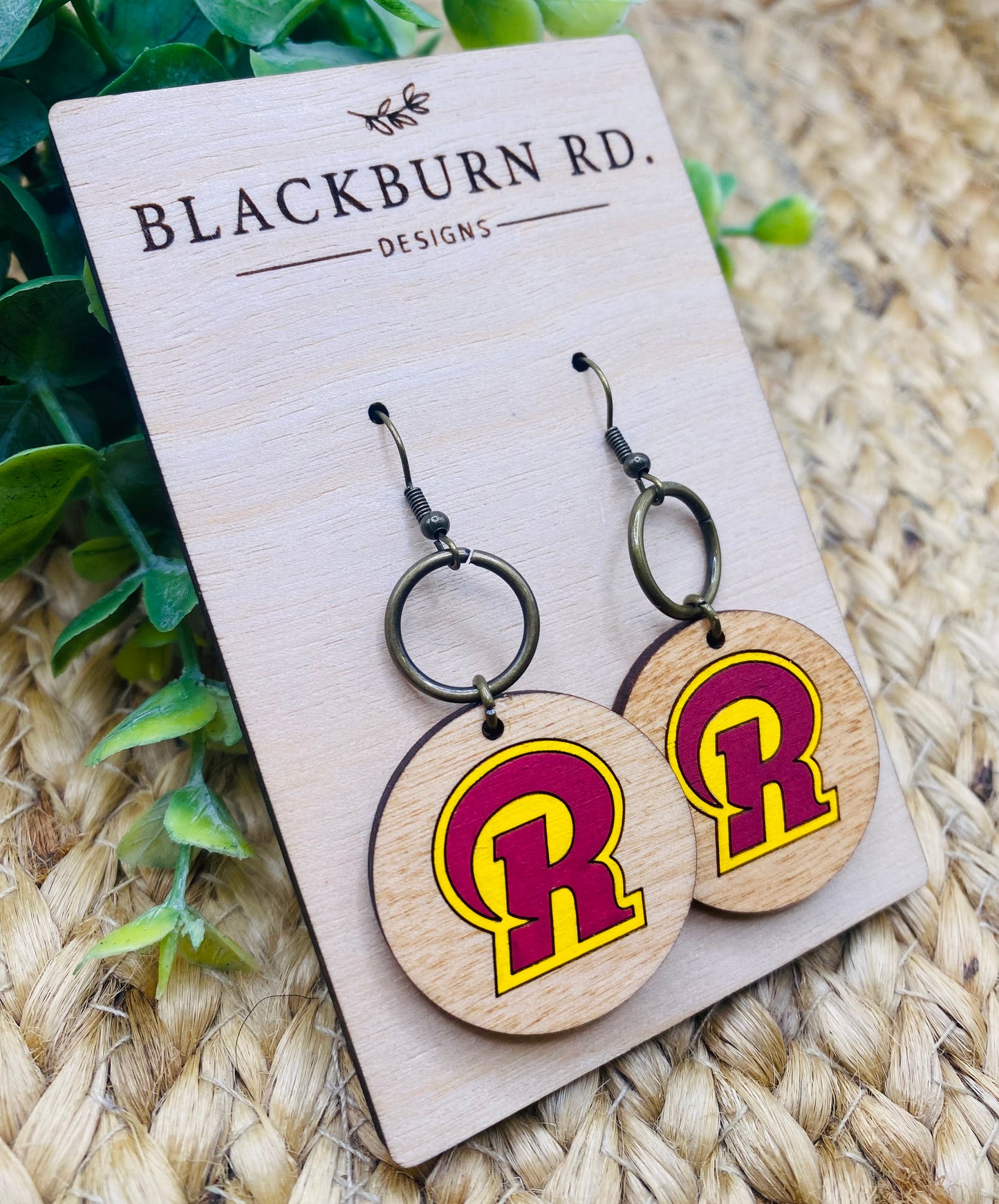 Ross R Wooden Dangles