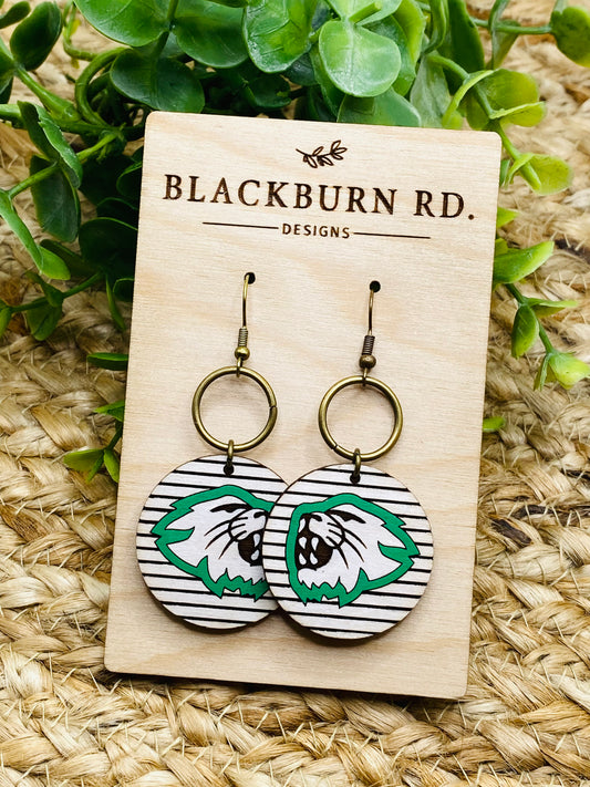 Striped Harrison Dangle Earrings