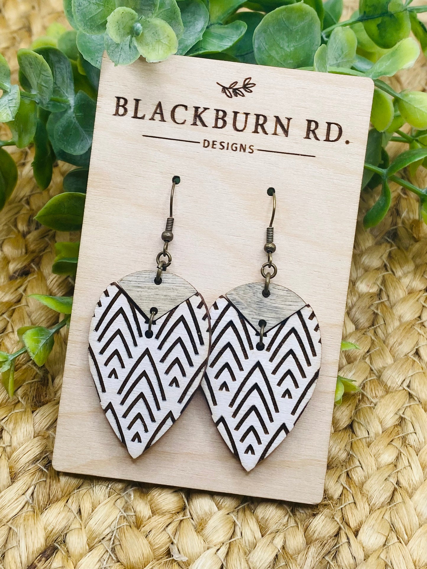 Boho Tribal Arrowhead Dangles