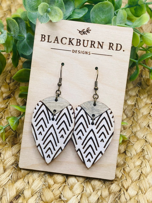 Boho Tribal Arrowhead Dangles