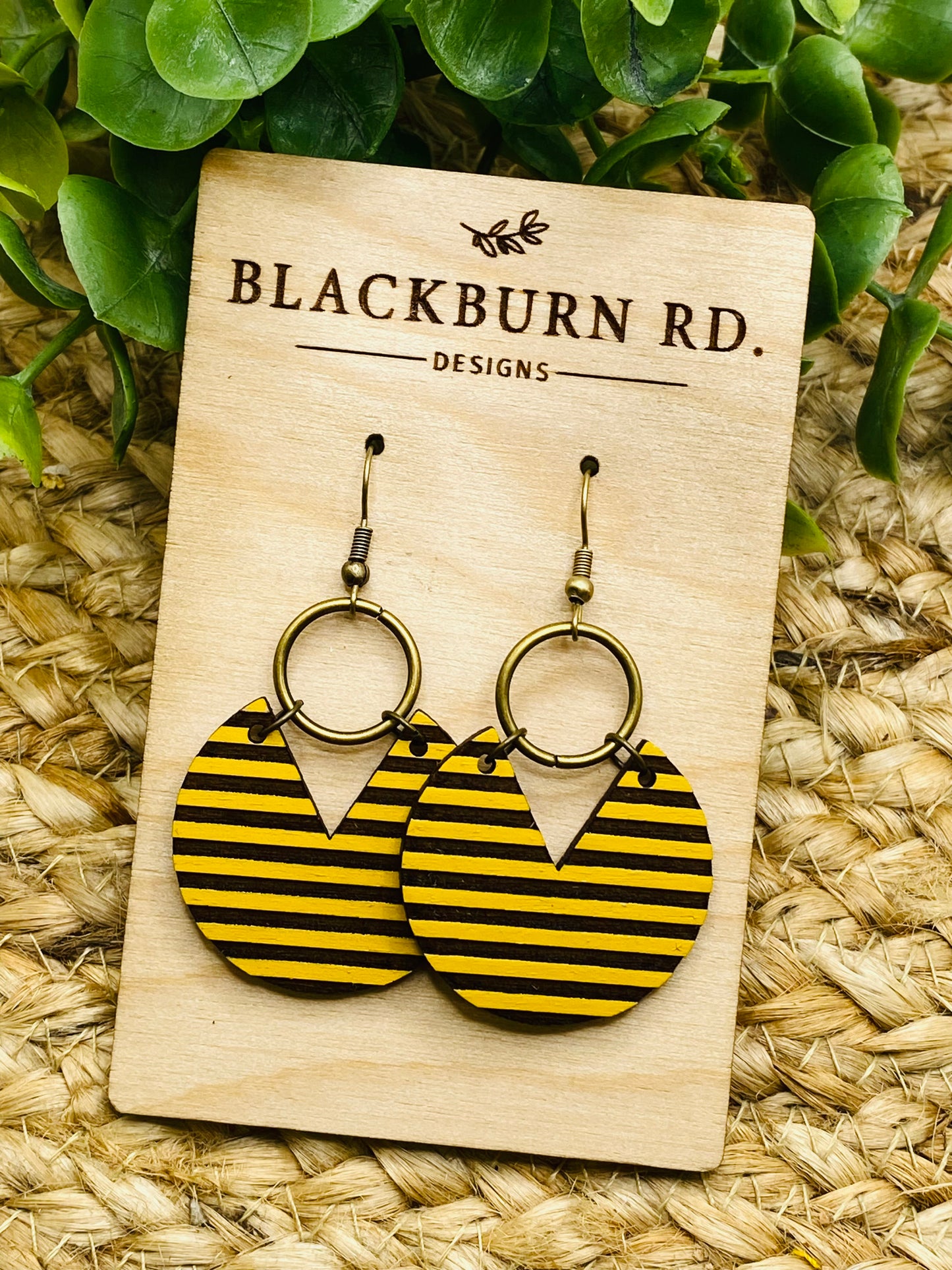 Striped Boho Dangles