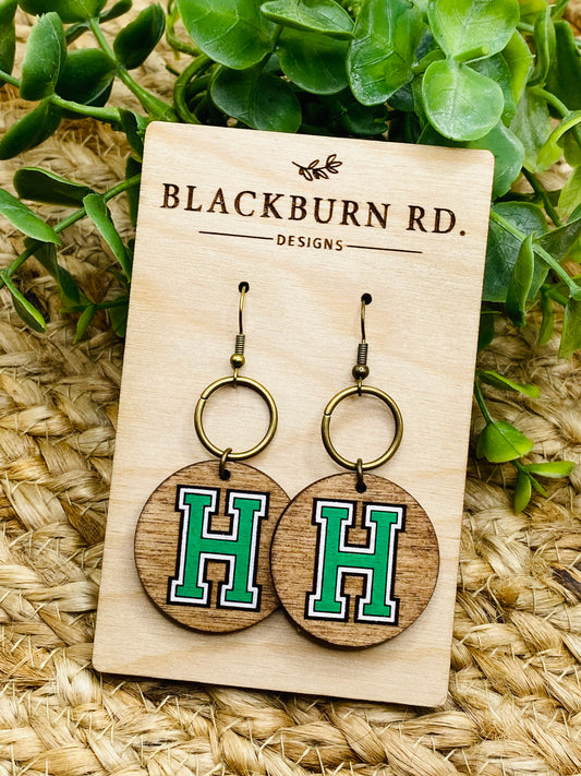 Harrison H Dangle Earrings