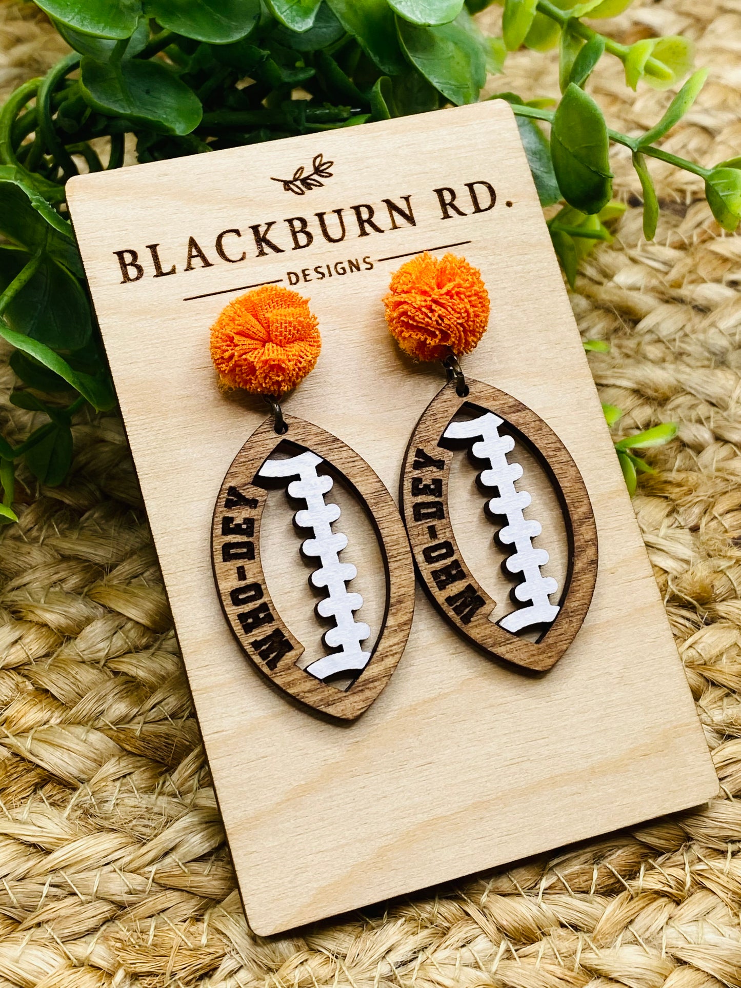 Who-Dey Football Dangle