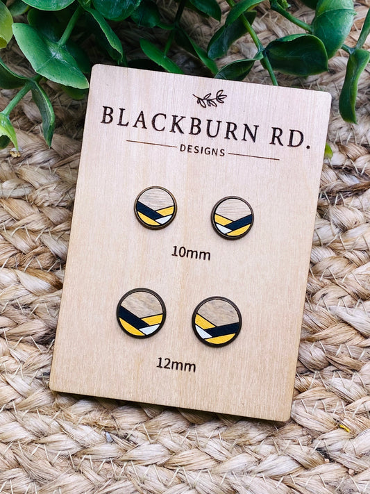 Taylor Chevron Cabochon Studs