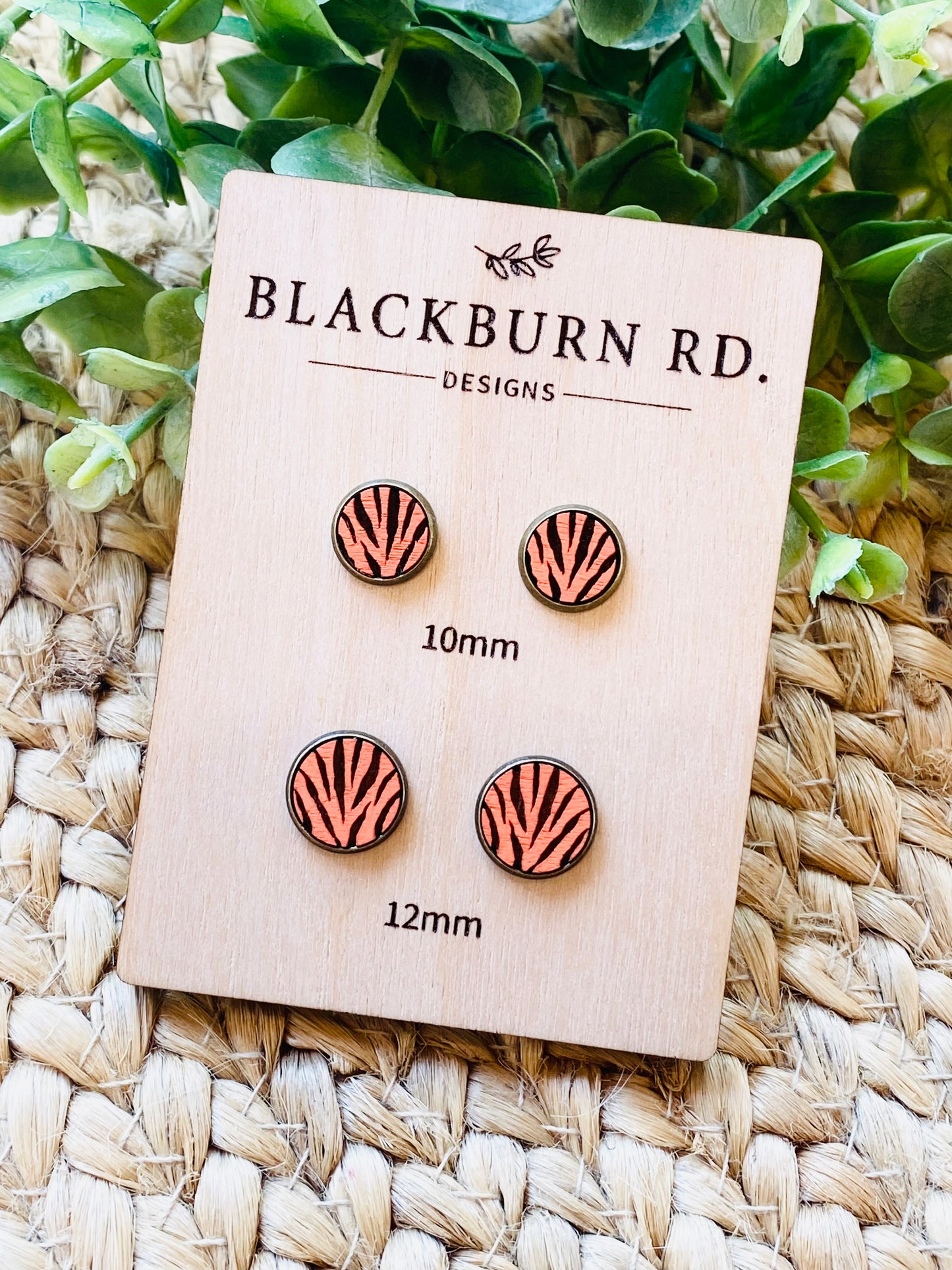 Bengals Tiger Stripe Studs