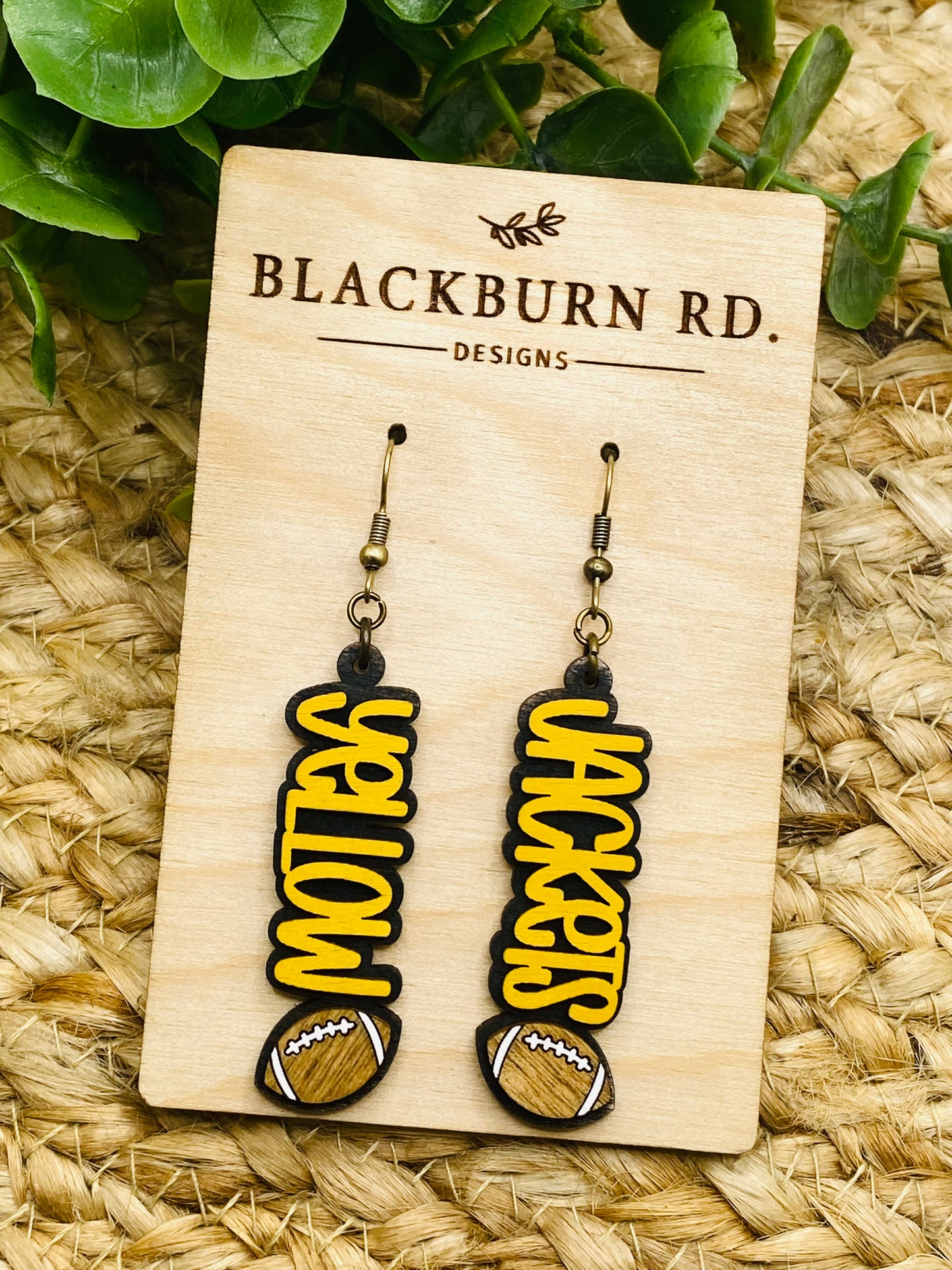 Yellowjackets Football Bar Dangles