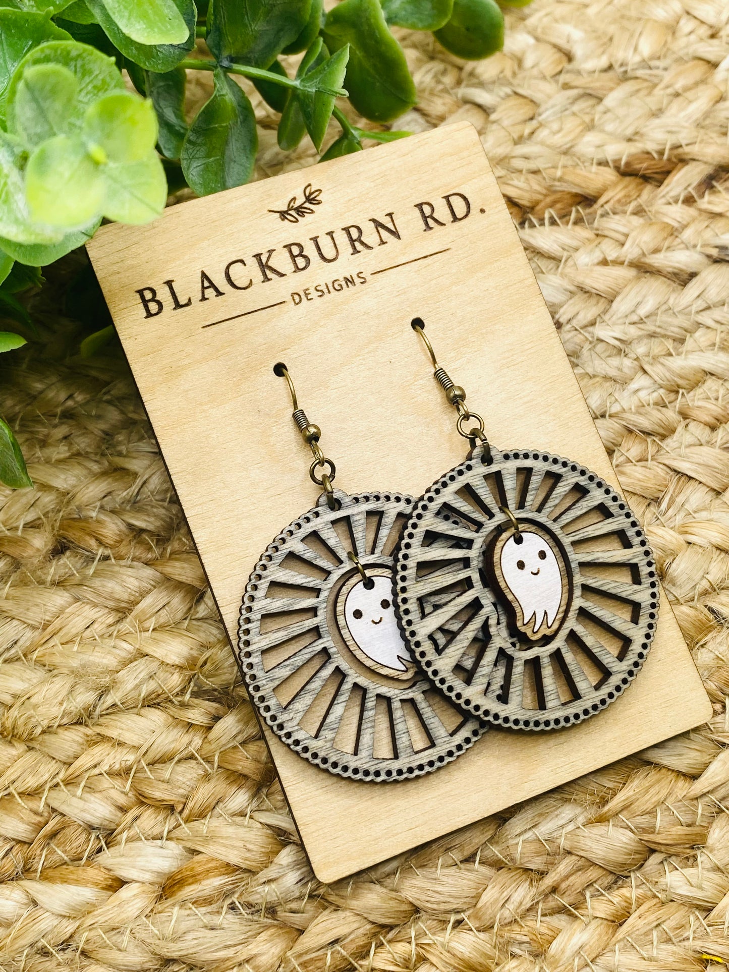 Intricate Ghost Sundial Dangles
