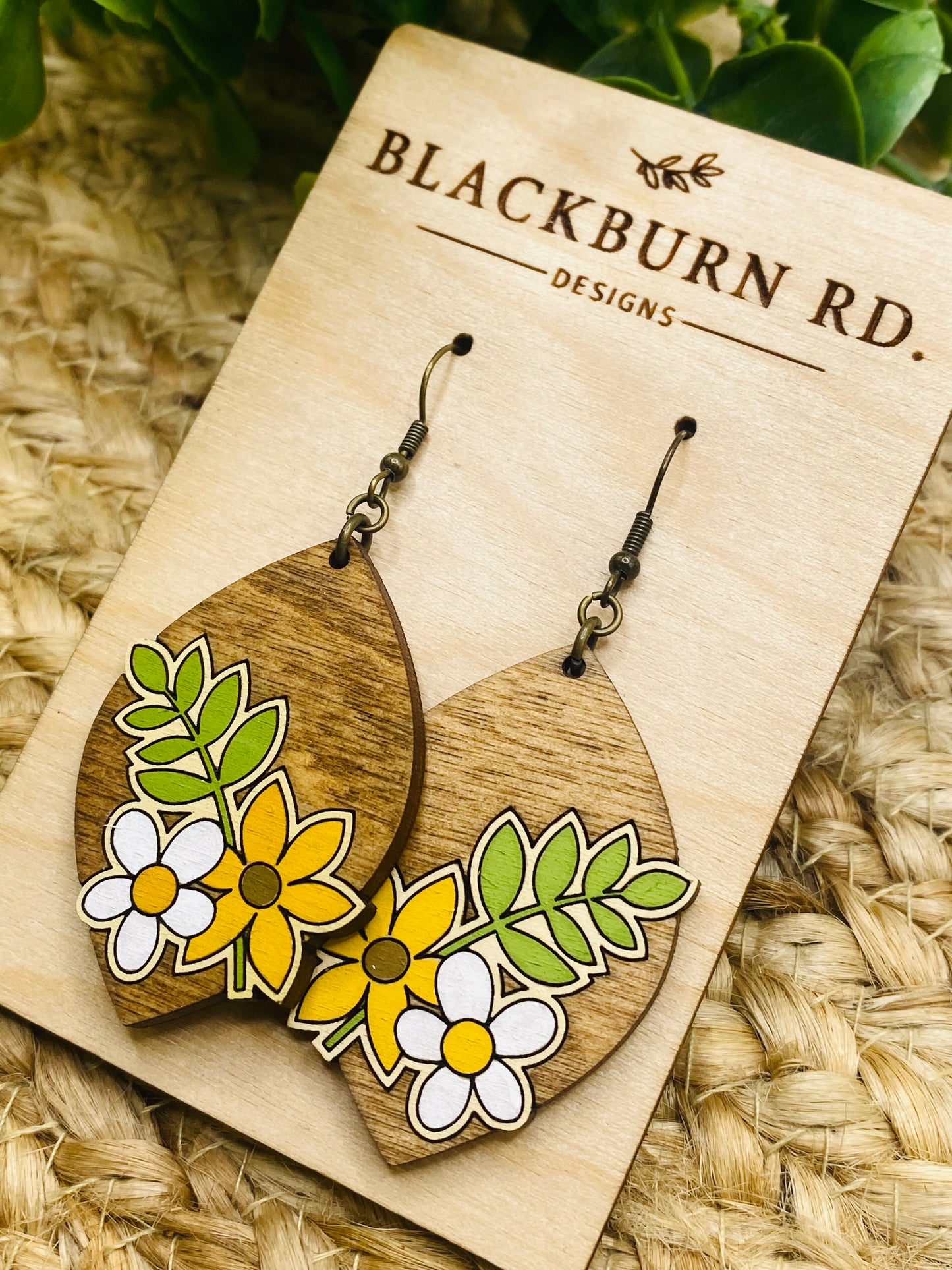 Fall Floral Petal Dangles