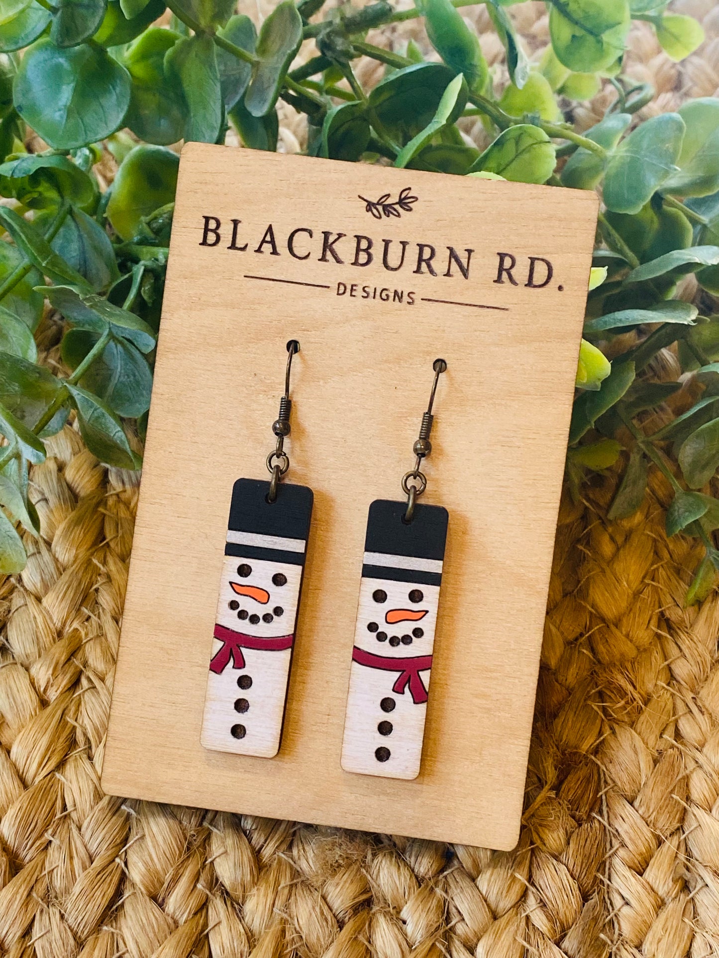 Holiday Bar Dangle Earrings