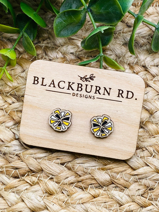 Taylor Pom Pom Cheer Studs
