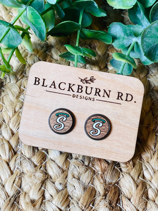 Seton S Cabochon Stud Earrings