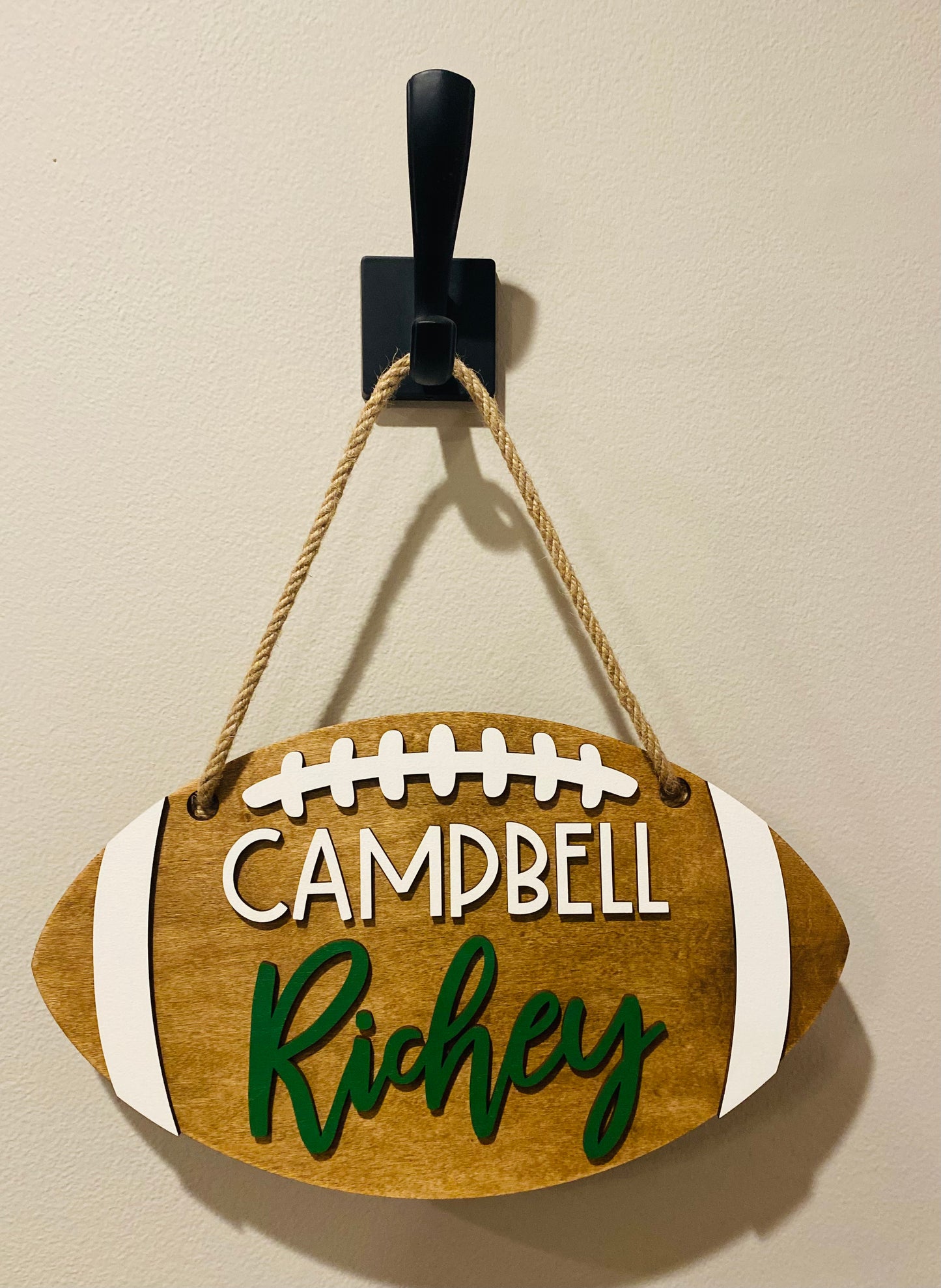 Custom Football Wall/Door Hanger