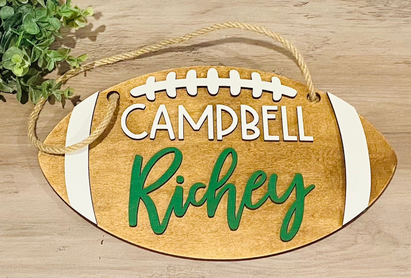 Custom Football Wall/Door Hanger