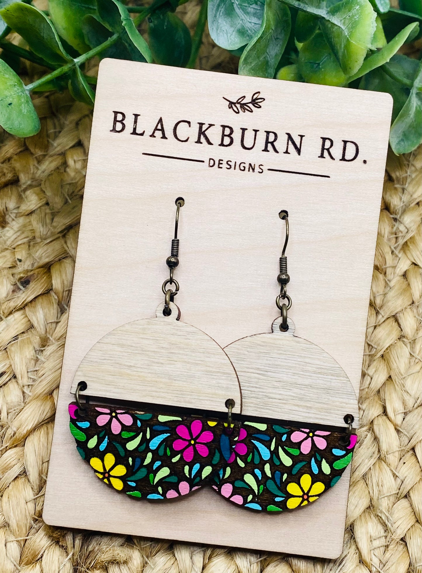 Lilly’s Flower Pattern Earrings