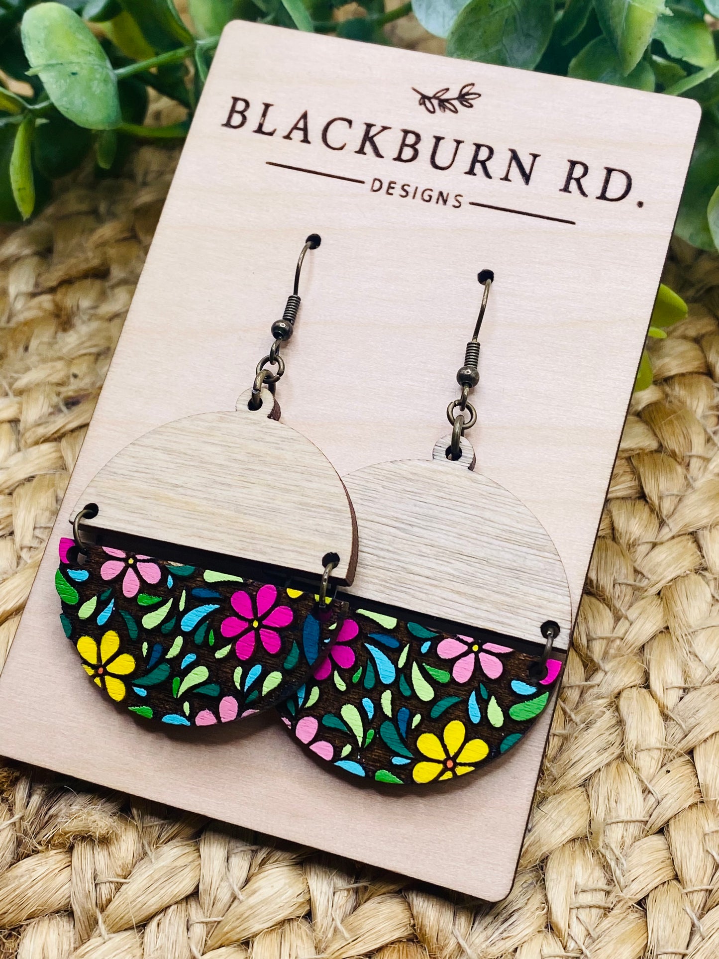 Lilly’s Flower Pattern Earrings